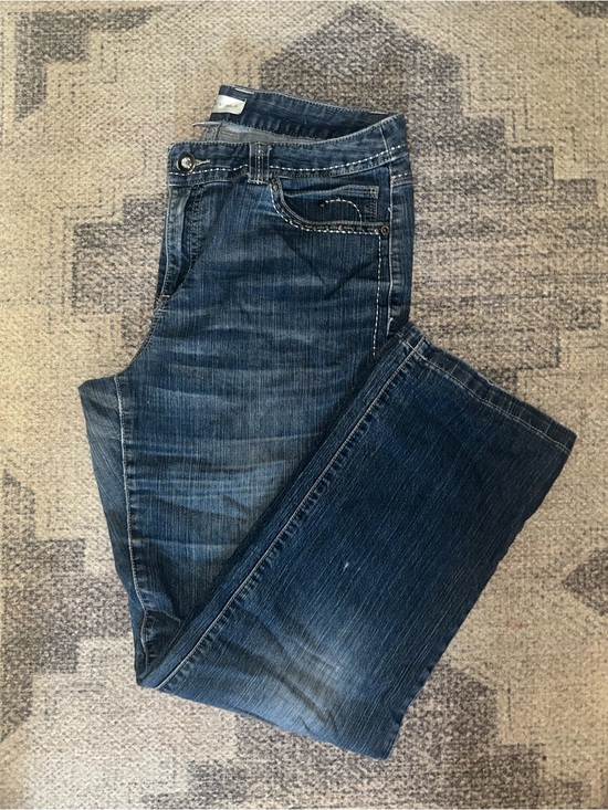 Christopher & Banks Denim - Christopher & Banks Dark Blue Denim Jeans
